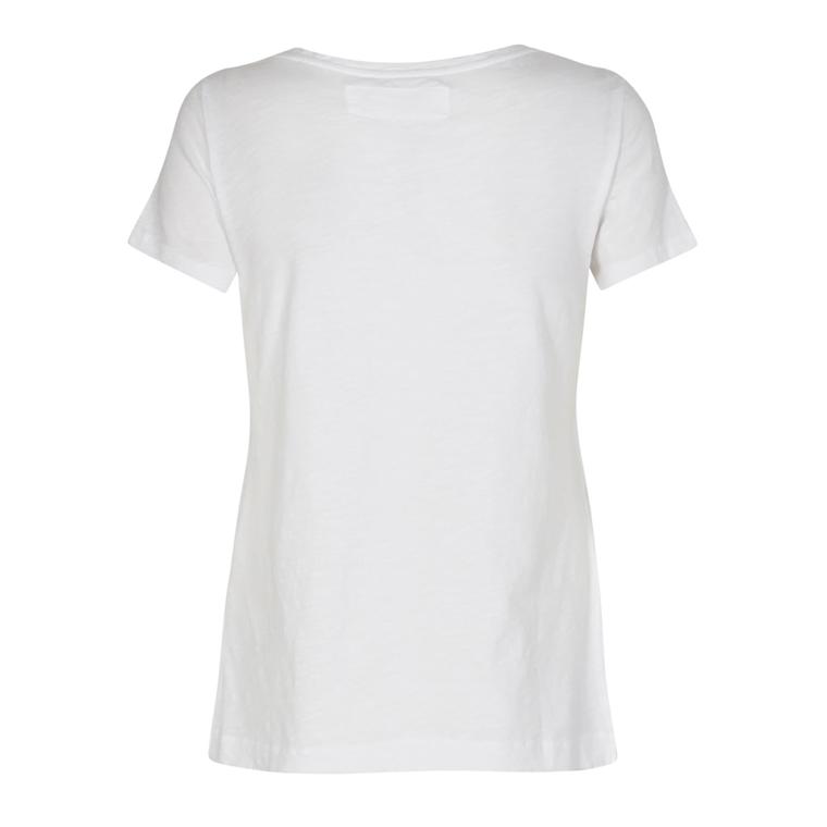Mos Mosh Arden Organic O-SS T-shirt, Hvid